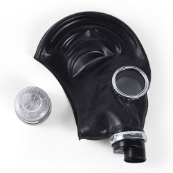 Men Army Masque à gaz Breath Game Noir